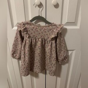 Zara Toddler Soft Spun Ruffled Floral Dress: Size 18-24months
